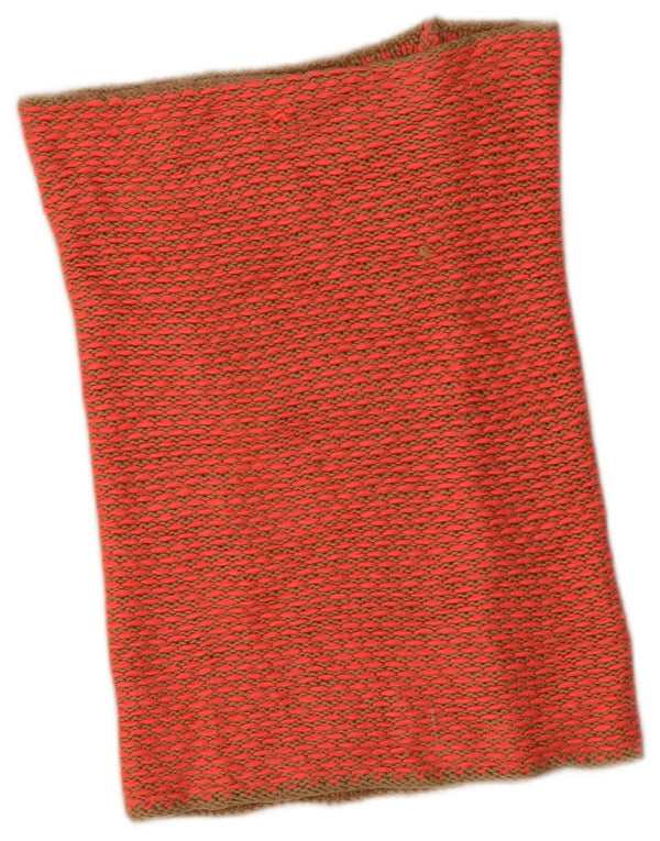 Gap trägerloses Strickoberteil für Damen, Einheitsgröße, orange gestreift, Acryl