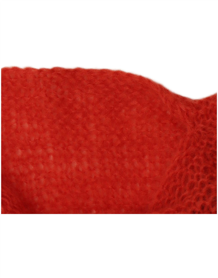 VINTAGE Damen Tank Top UK 1Medium Orange