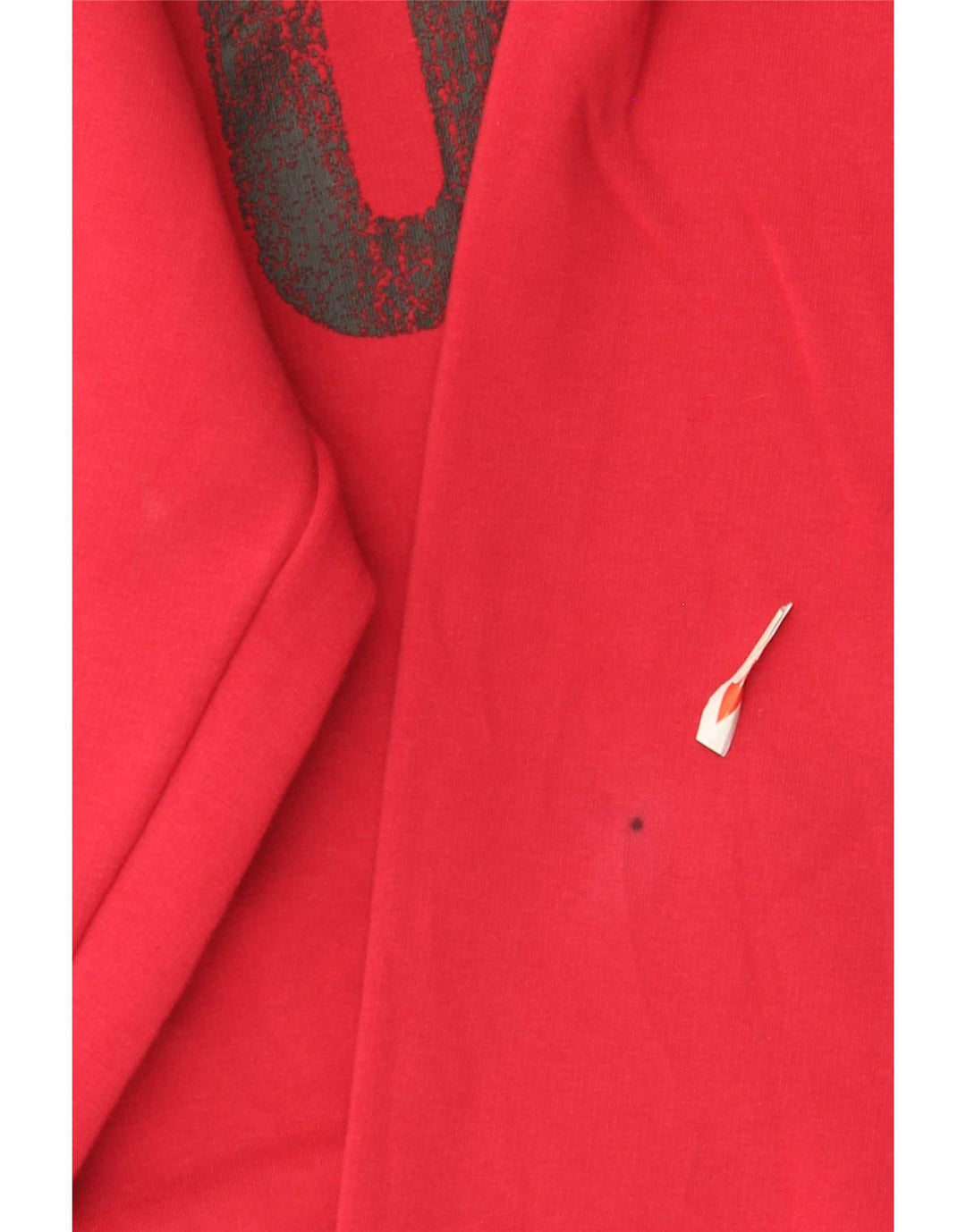 Puma Womens Graphic Sweatshirt Pullover UK 10 Small Rote Baumwolle