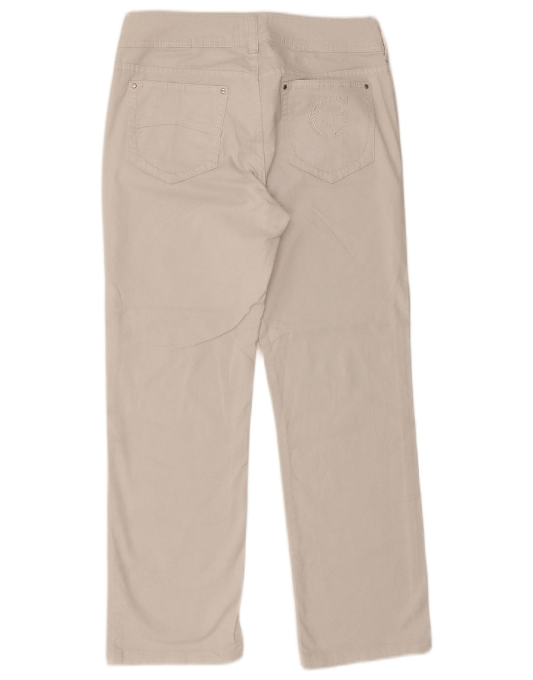 Armani Jeans Damen Straight Jeans W29 L27 Weiß