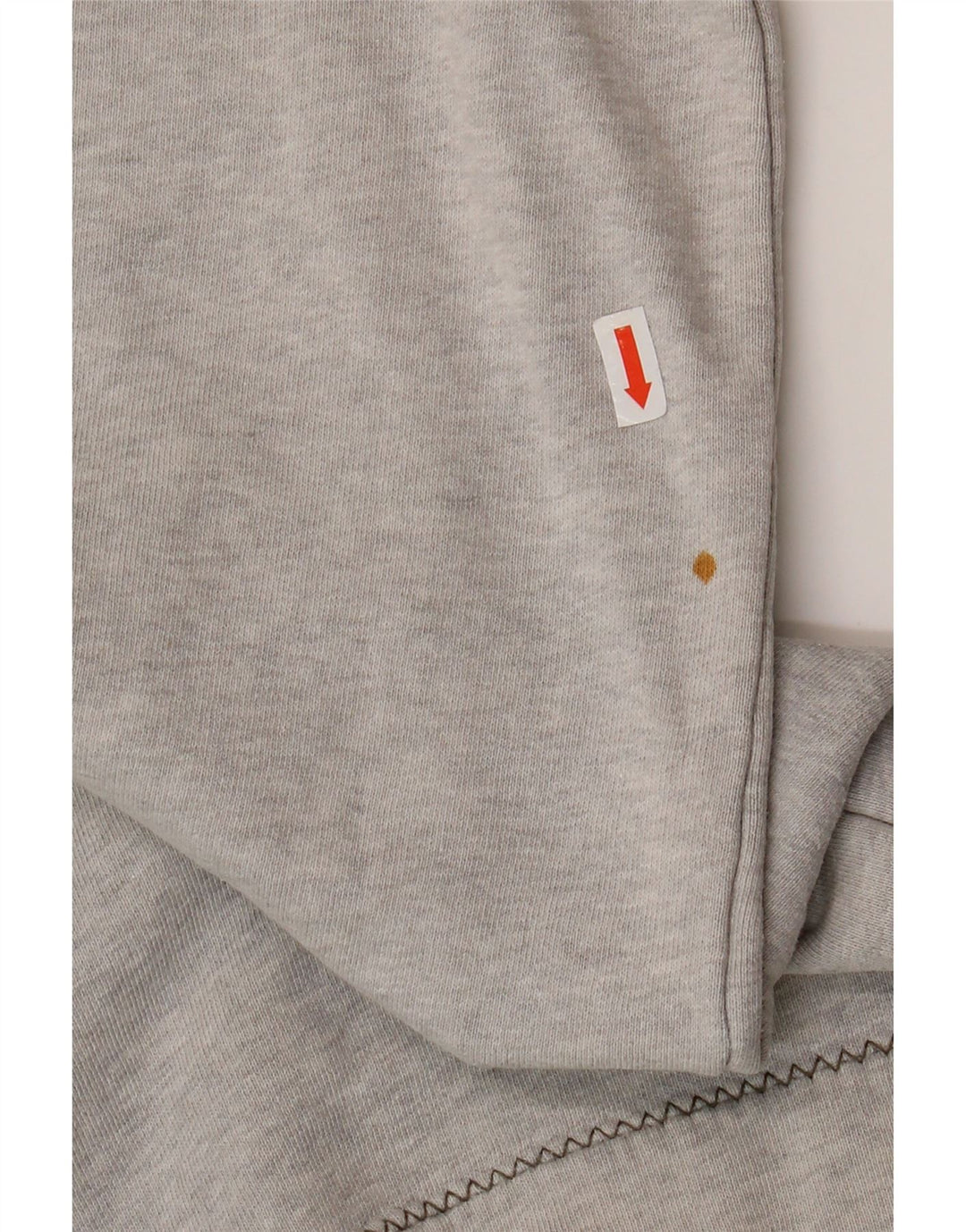 FAT FACE Herren-Sweatshirt mit grafischem Reißverschluss, XL, graue Baumwolle