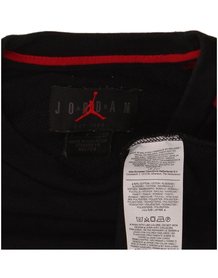 Jordan Herren-Sweatshirt mit Grafik, Größe S, Schwarz, Colourblock-Baumwolle