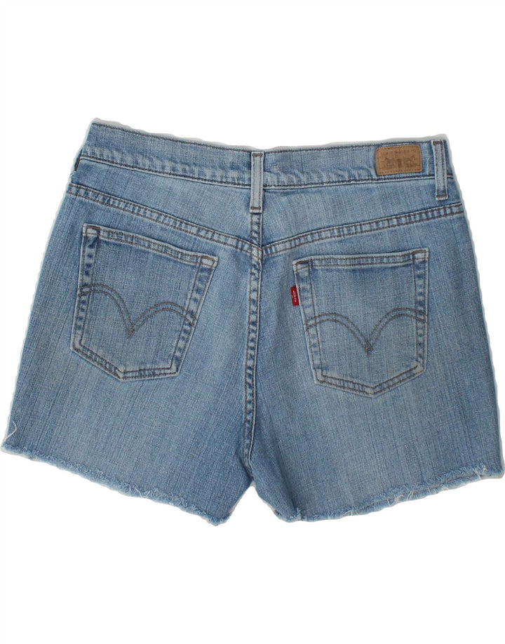 LEVI'S Womens 505 Denim Shorts US 8 Medium W30 Blue Cotton Vintage Levi's and Second-Hand Levi's from Messina Hembry 
