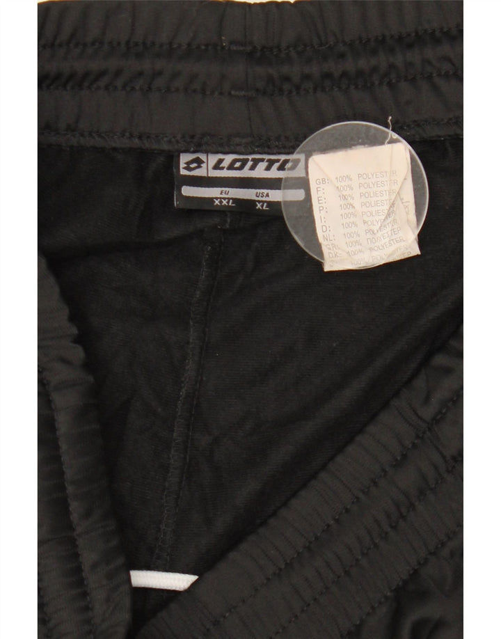 Lotto Herren-Trainingshose, 2XL, Schwarz, Polyester