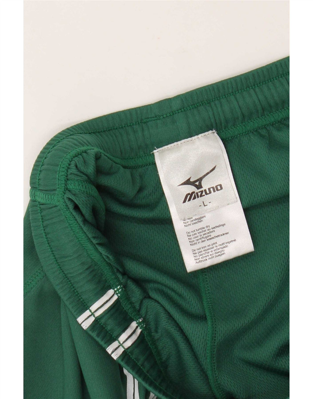 Mizuno Herren Graphic Sport Shorts Large Grün Polyester