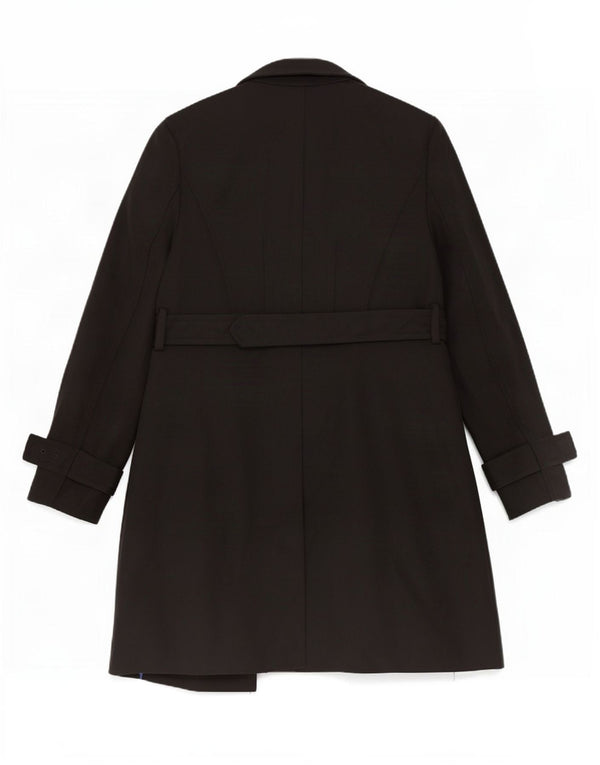 Ted Baker Offener Damenmantel, Größe 4, Large, Schwarz, Polyester
