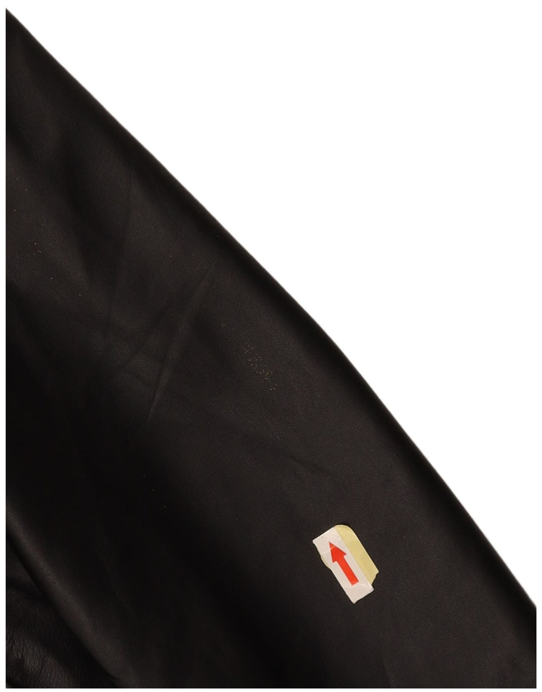 VINTAGE Herren Lederjacke IT 50 Großes schwarzes Leder