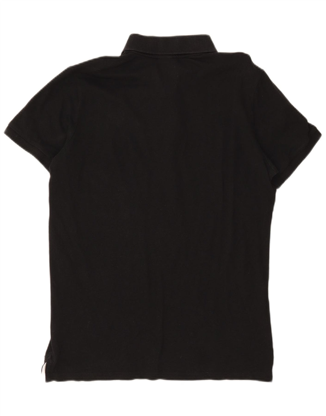 Diadora Herren-Poloshirt aus mittelschwarzer Baumwolle