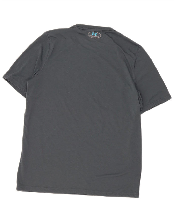 Under Armour Herren Heat Gear Graphic T-Shirt Top Mittelgrau