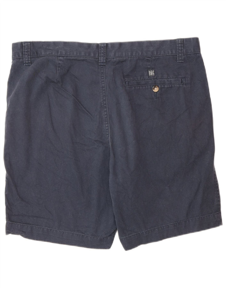 Marks & Spencer Herren-Chinoshorts W34, Größe L, Marineblau, Baumwolle