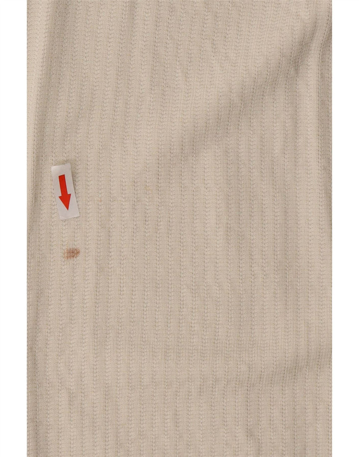 Zara Herren T-Shirt Top Small Weiß Lyocell
