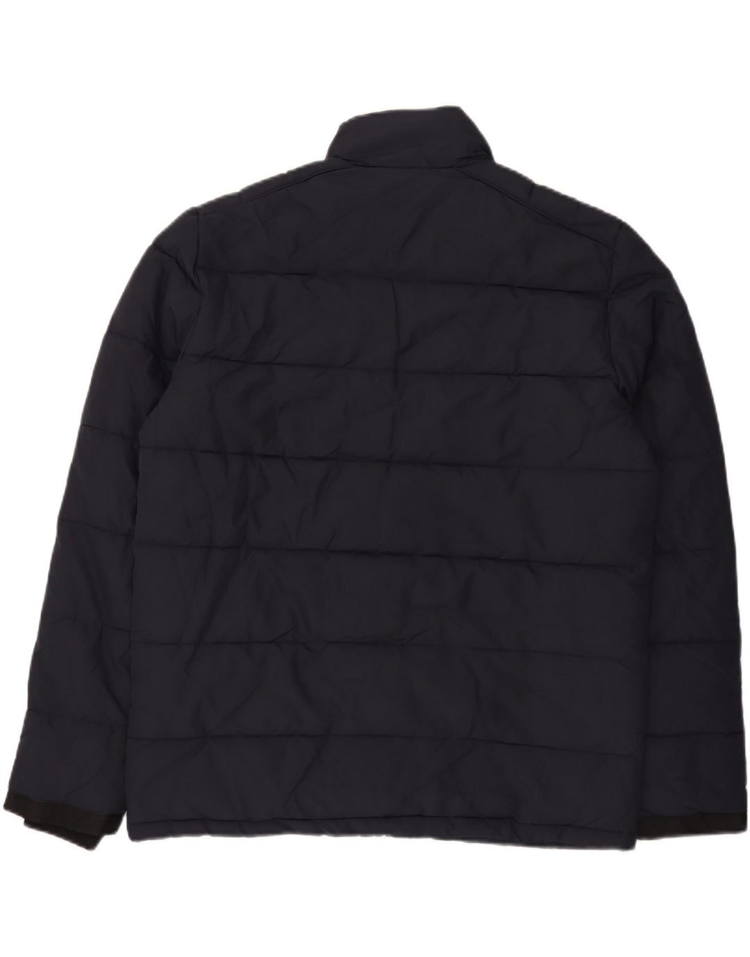 Marks & Spencer Herren Wattierte Jacke UK 40 Large Marineblau Polyester
