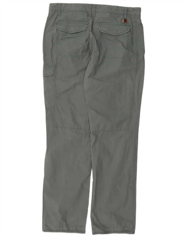 TIMBERLAND Gerade Cargohose für Herren, W36, L34, grüne Baumwolle