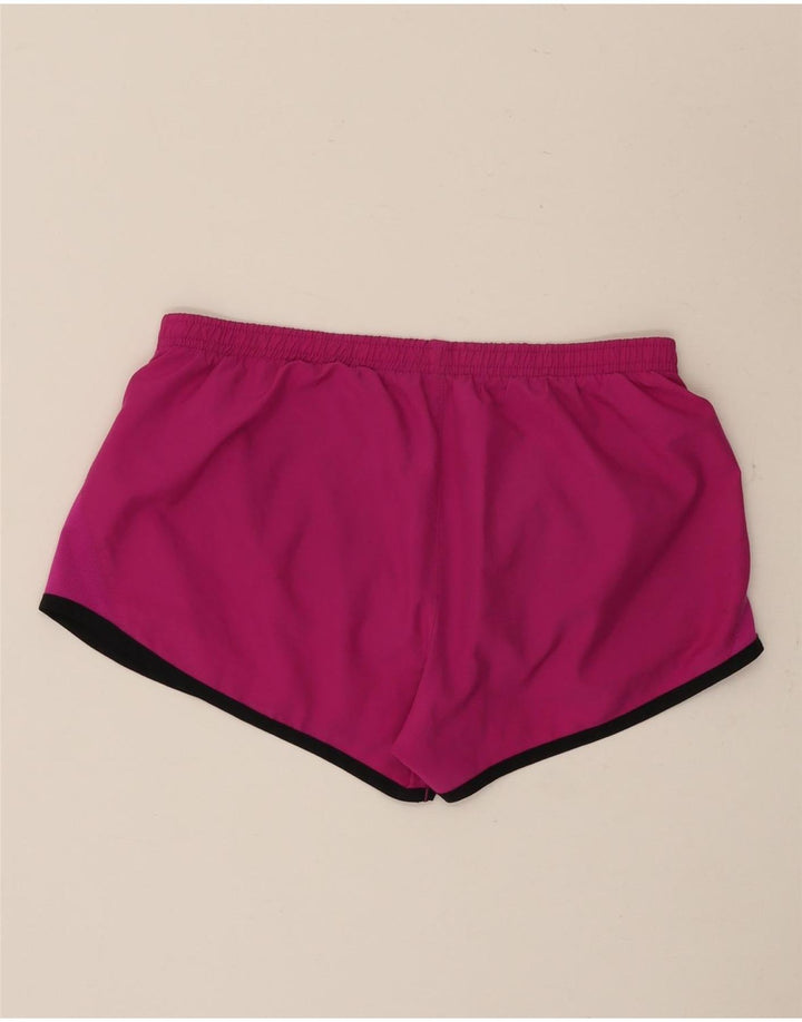 Nike Damen Sportshorts UK 12 Medium Lila Polyester