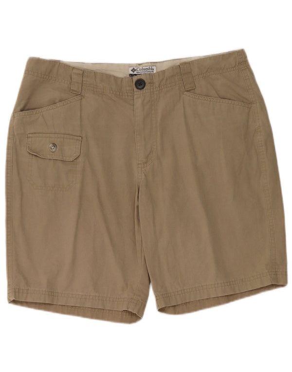 Columbia Damen Cargoshorts US 10 Large W32 Khaki Baumwolle