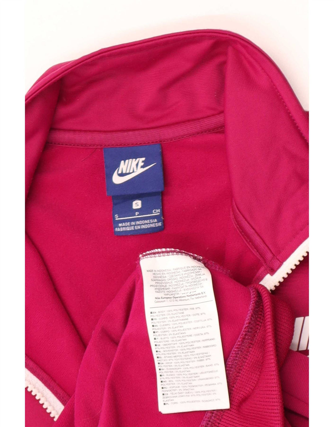 Nike Damen-Trainingsanzug-Top-Jacke, UK 10, klein, rosa, Polyester