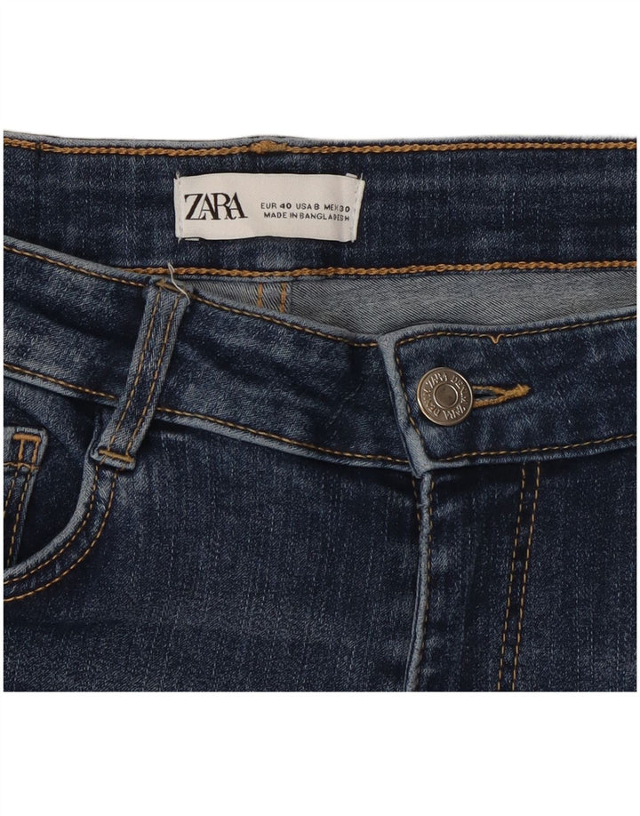 Zara Damen Skinny Jeans EU 40 Medium W30 L27 Blau