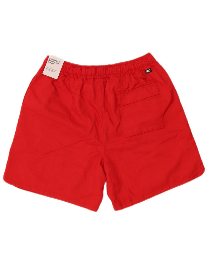 Nike Herren-Badeshorts, Größe S, Rot, Polyester
