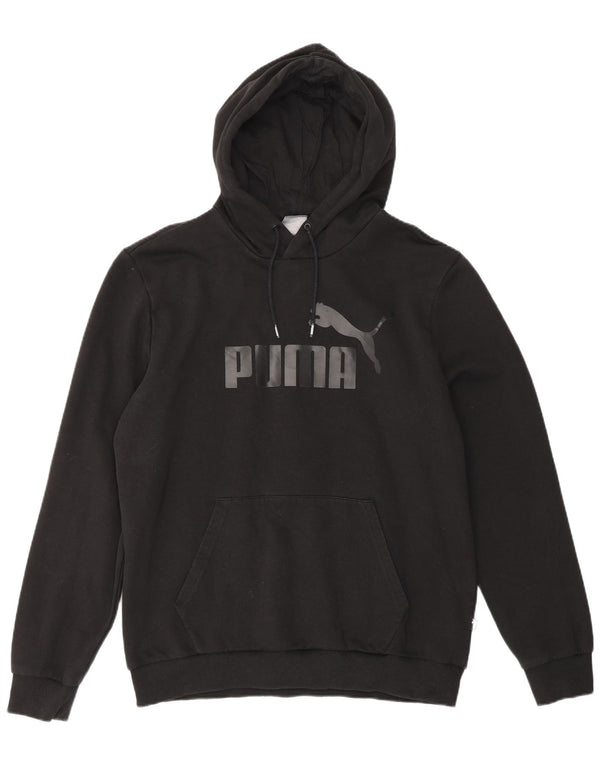 PUMA Herren Graphic Hoodie Pullover Große schwarze Baumwolle