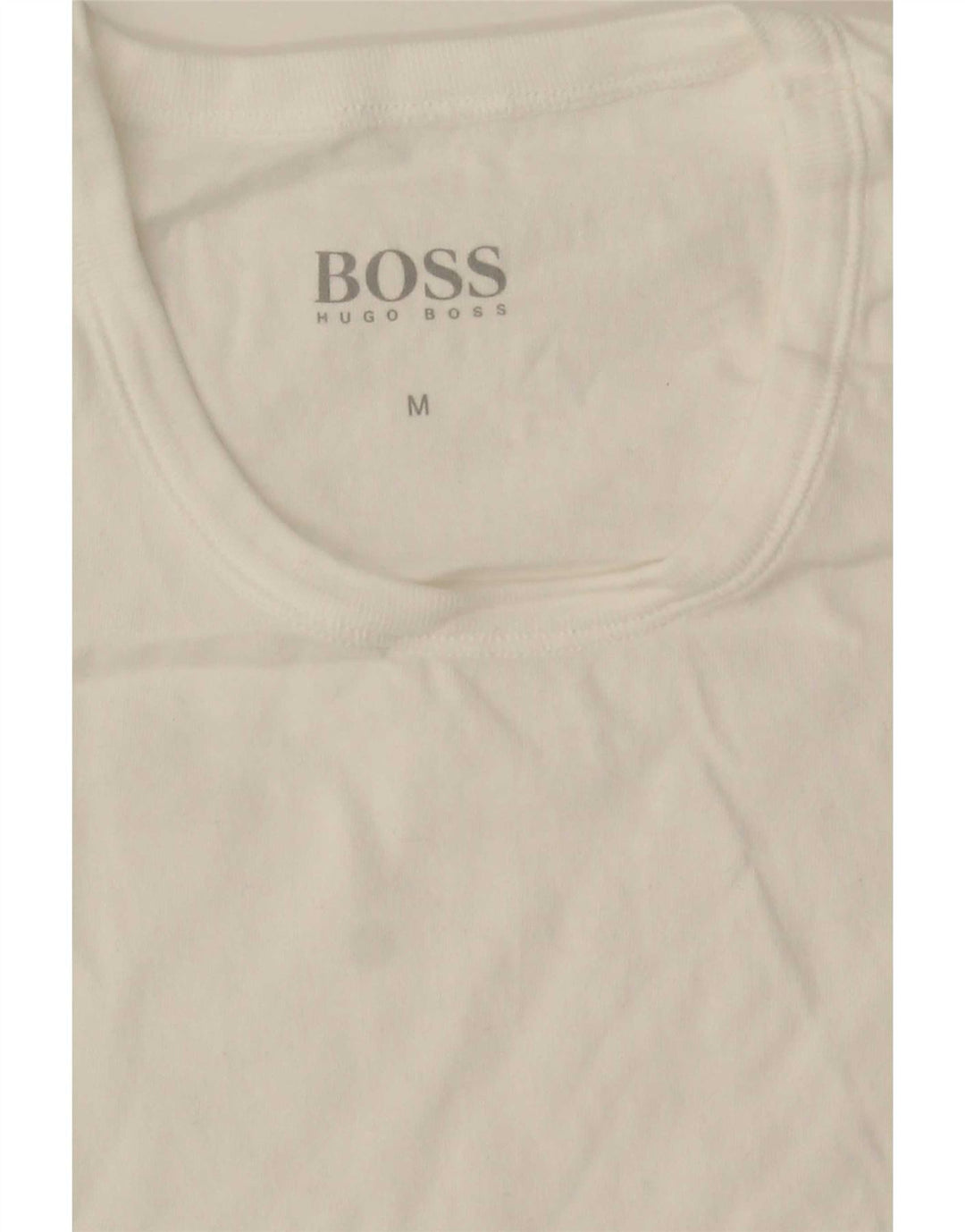 Hugo Boss Herren T-Shirt Top Mittelweiß