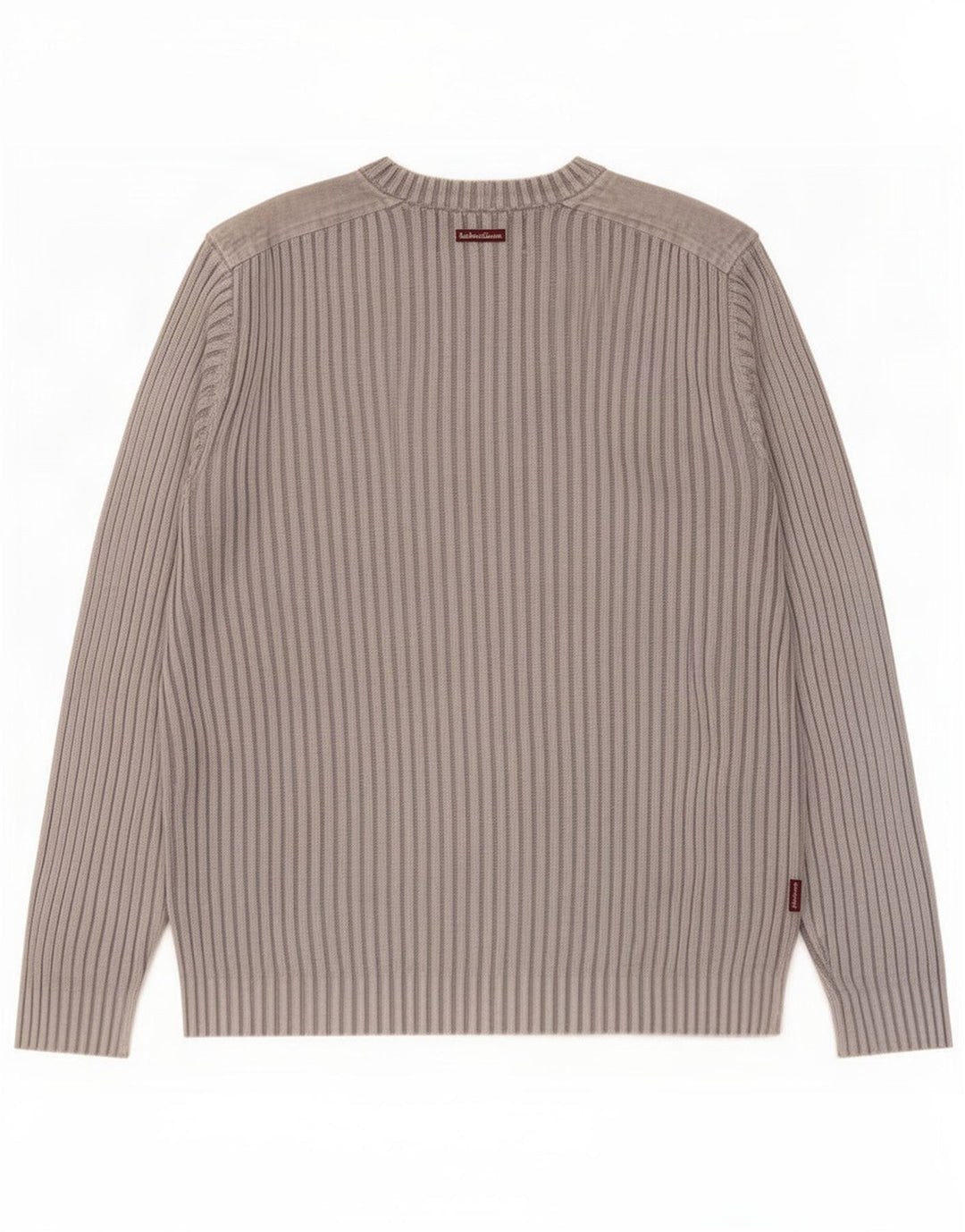 Marlboro Classics Herren-Pullover mit V-Ausschnitt, groß, graue Baumwolle