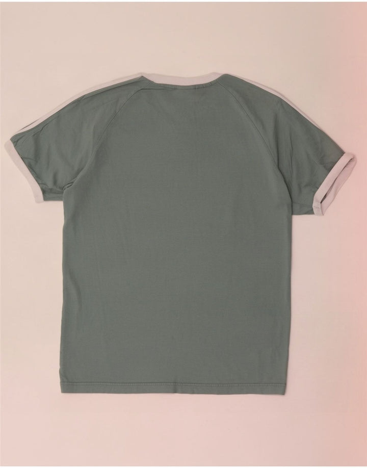 Adidas Herren T-Shirt Top mittelgrüne Baumwolle