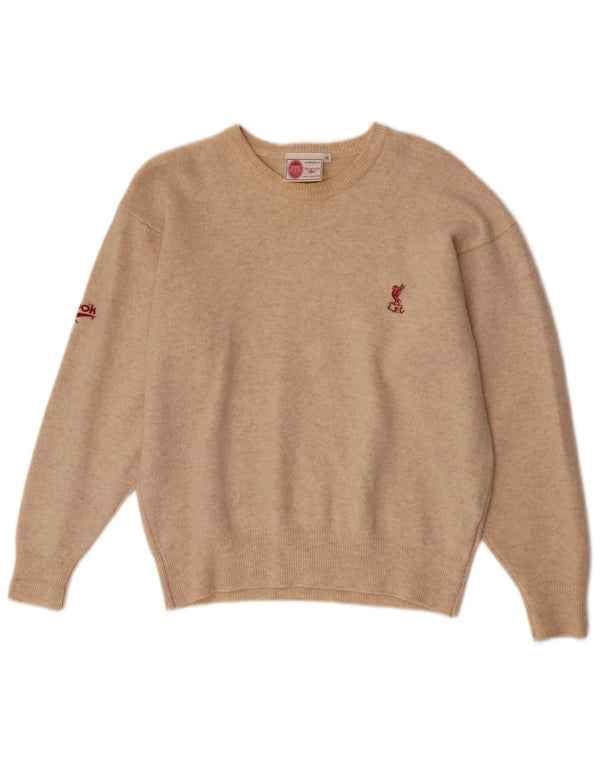 Reebok Herren Liverpool Regular Fit Pullover mit U-Boot-Ausschnitt XL Beige