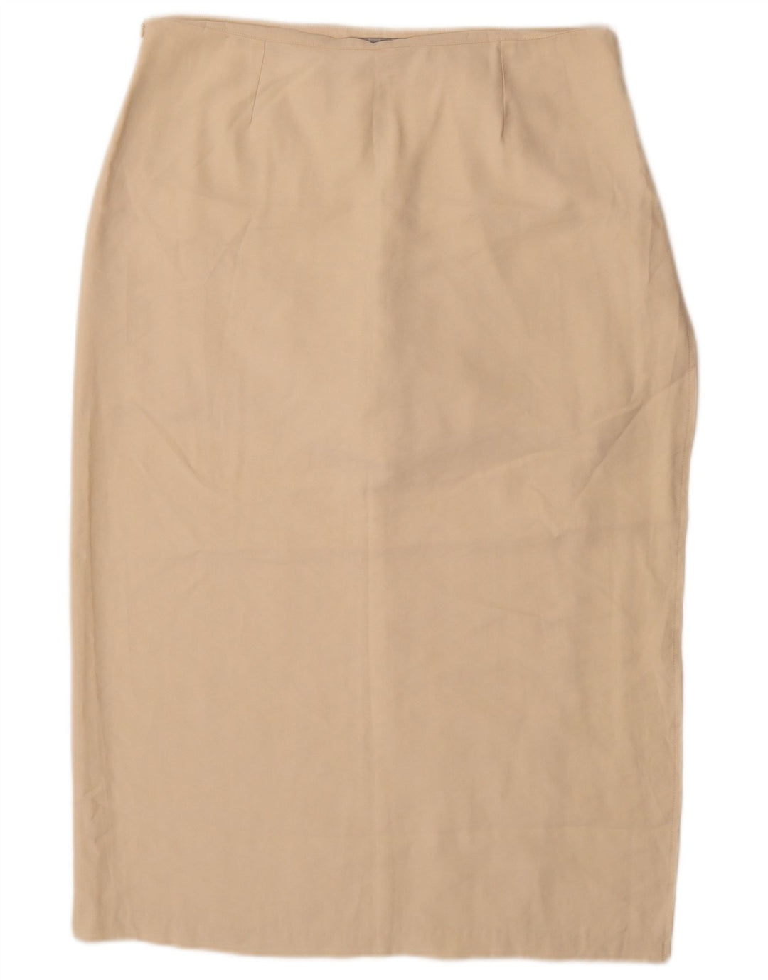 Zara Damen Bleistiftrock Large W34 Beige Viskose