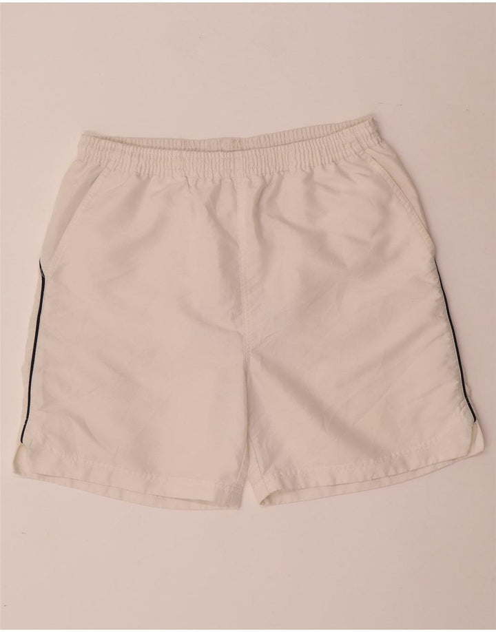 FILA Herren Sportshorts Small Weiß Polyester