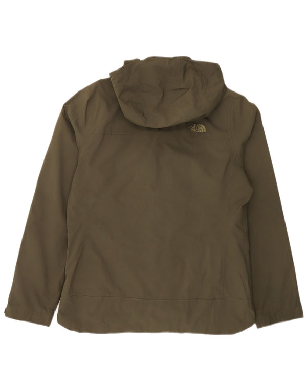 The North Face Damen-Windbreakerjacke mit Kapuze, UK 14, mittleres Khaki