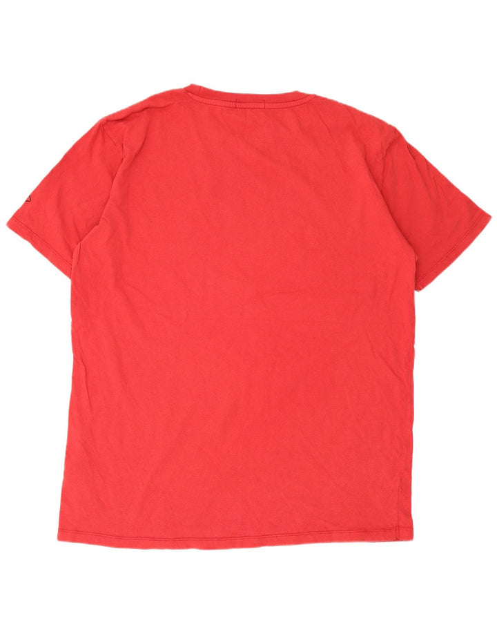 Replay Herren Grafik T-Shirt Top 2XL Rot Baumwolle