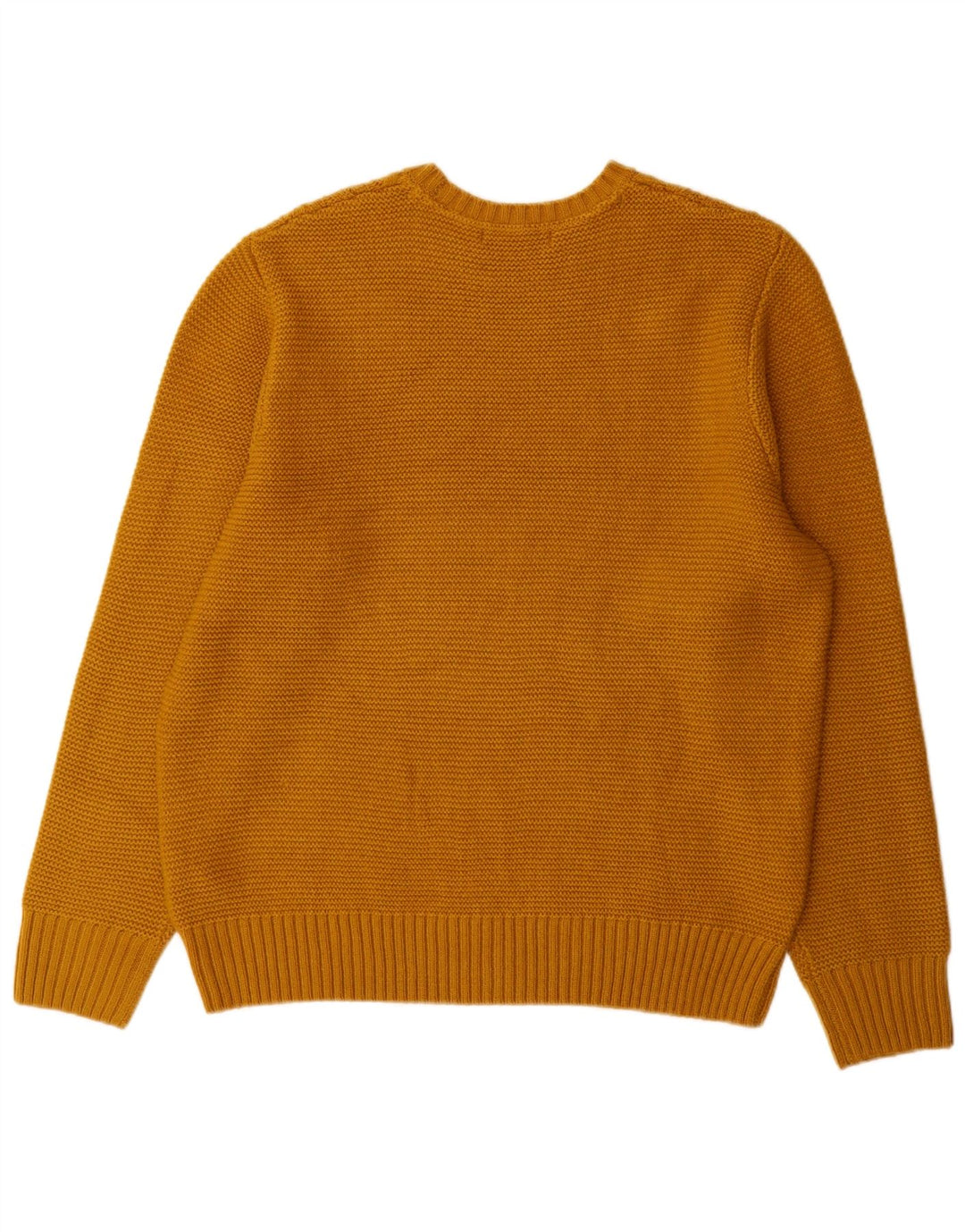 Marks & Spencer Herren-Pullover mit Rundhalsausschnitt, groß, Acryl, Gelb