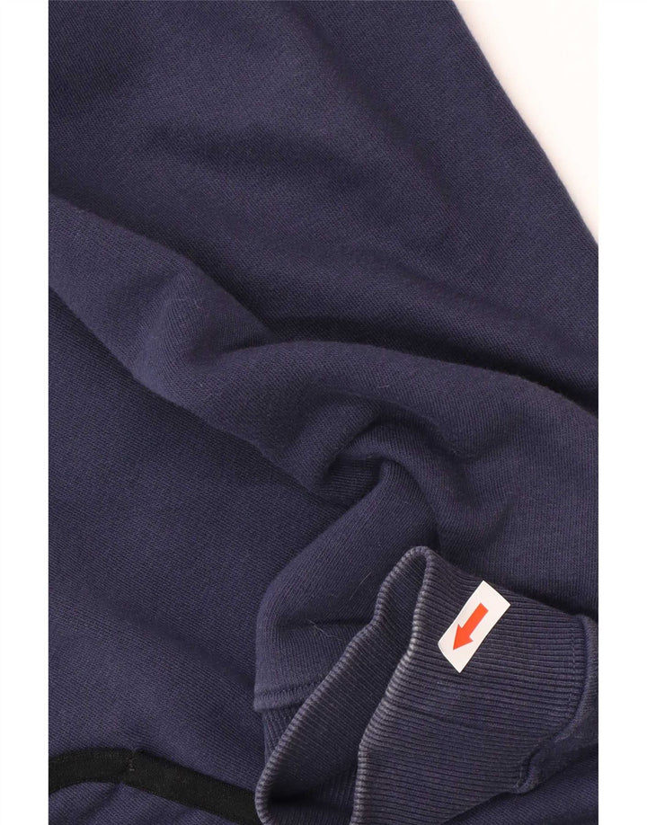 Kappa Herren-Kapuzenpullover, groß, marineblau, Baumwolle