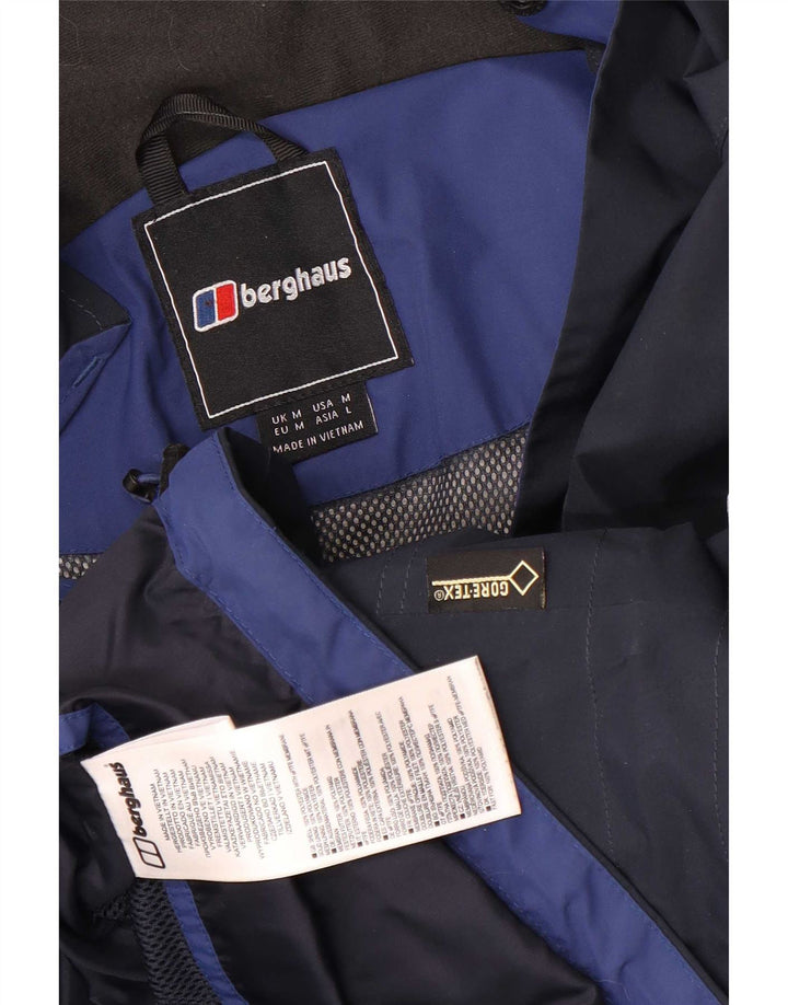 Berghaus Herren-Regenjacke mit Kapuze, UK 38, mittelmarineblau, Polyester