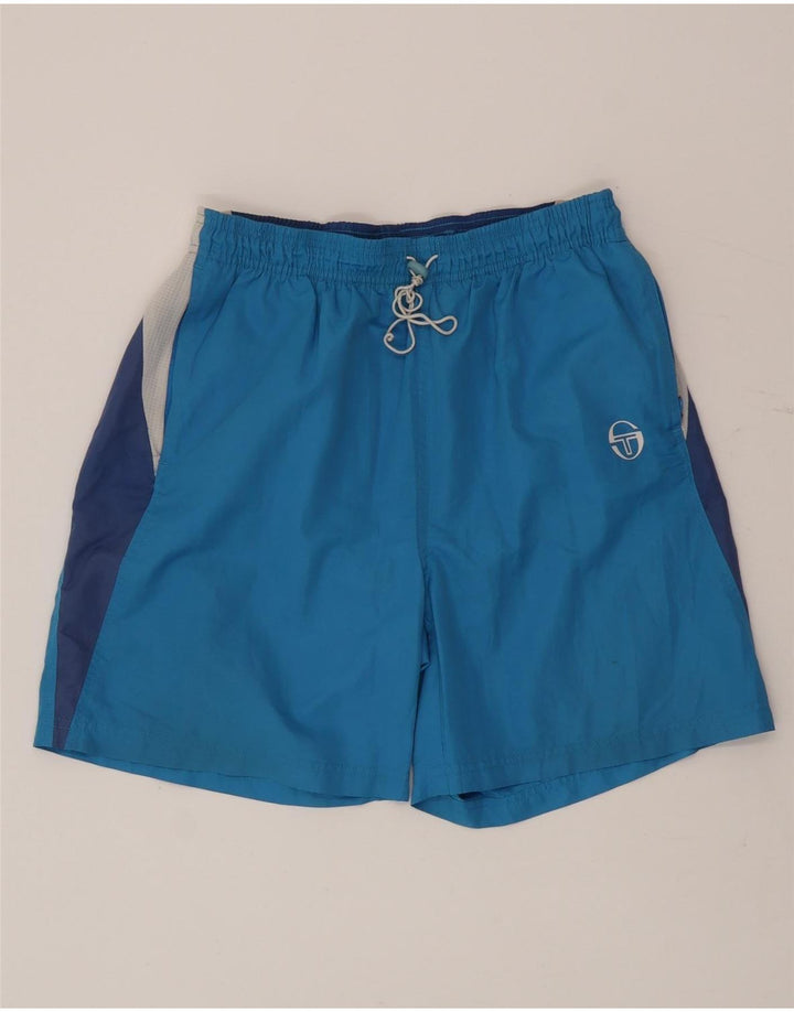 Sergio Tacchini Herren Sportshorts Mittelblau Farbblock