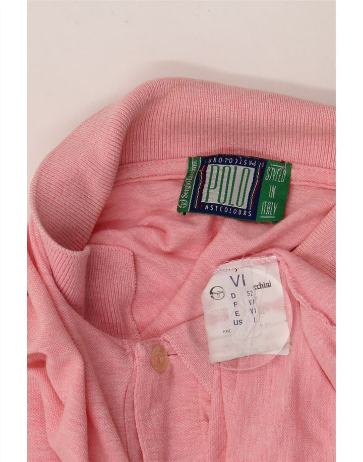 SERGIO TACCHINI Herren Langarm-Poloshirt EU 52 Large Pink