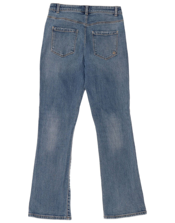 Benetton Mädchen Bonnie Flared Jeans 13–14 Jahre 3XL W28 L79 Blaue Baumwolle