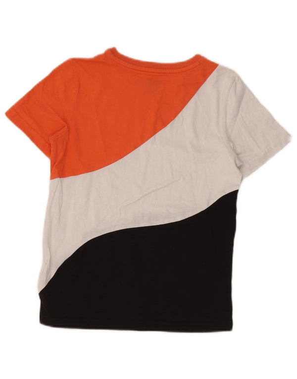 Puma Grafik-T-Shirt für Jungen, 9–10 Jahre, mehrfarbig, Colourblock-Baumwolle