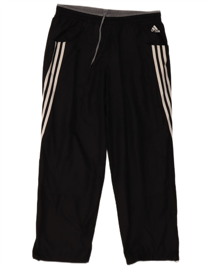 ADIDAS Herren-Trainingshose, mittelschwarz, Polyester