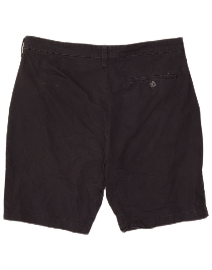 Marks & Spencer Herren-Chinoshorts W34, Größe L, Marineblau, Baumwolle