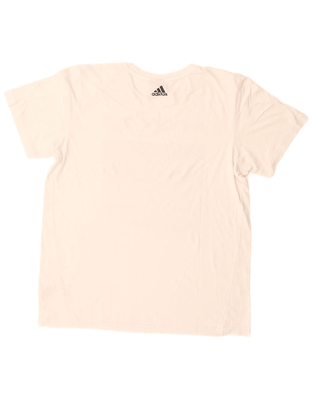 Adidas Herren T-Shirt mit Grafik, groß, aus weißer Baumwolle