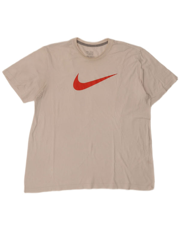 Nike Herren-T-Shirt mit Standard-Passform und Grafik, 2XL, gebrochenes Weiß