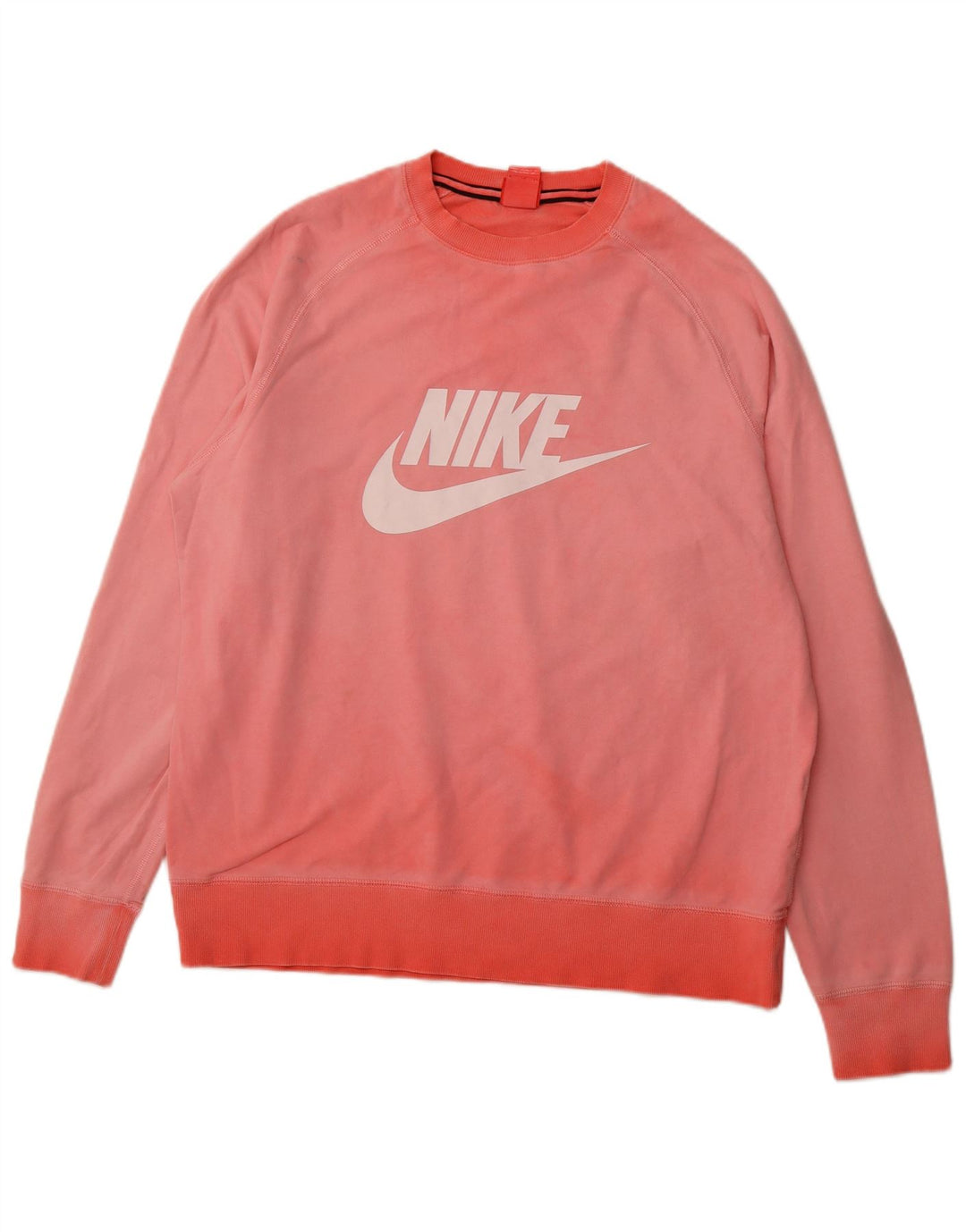 NIKE Herren Grafik Sweatshirt Pullover XL Rosa Baumwolle