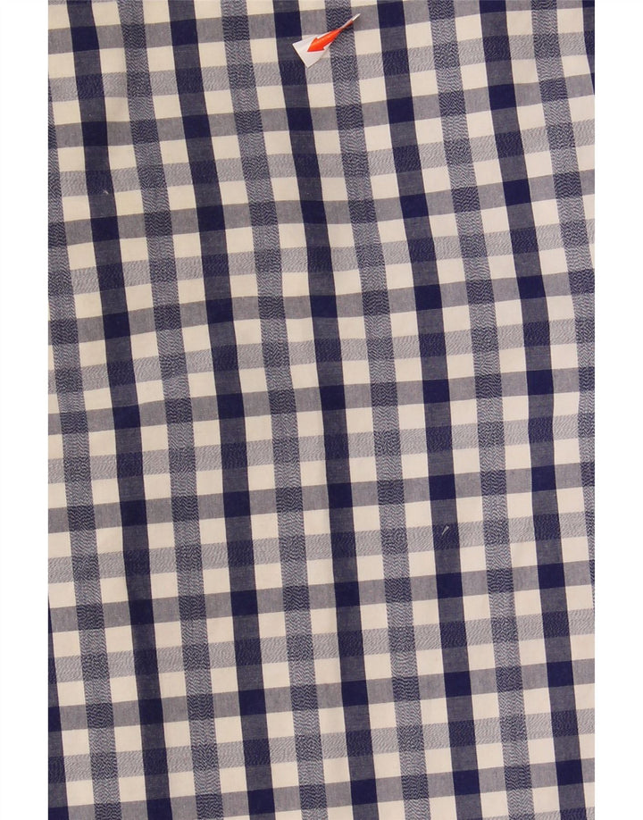 JOULES Mens Shirt Medium Blue Gingham Cotton Vintage Joules and Second-Hand Joules from Messina Hembry 