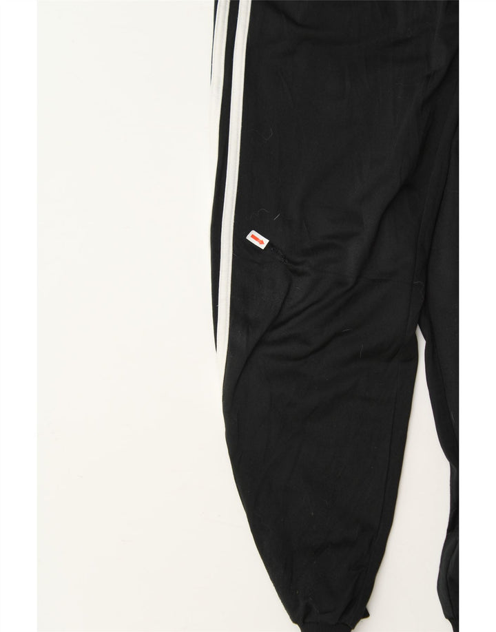 ADIDAS Boys Tracksuit Trousers Joggers 11-12 Years  Black Polyester Vintage Adidas and Second-Hand Adidas from Messina Hembry 