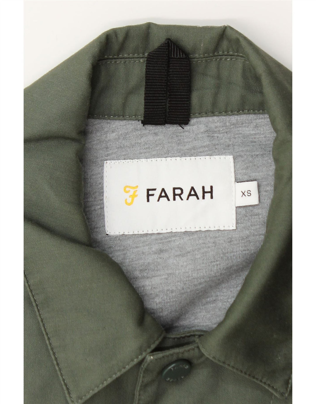 FARAH Herren Bomberjacke UK 34 XS Grün Polyester