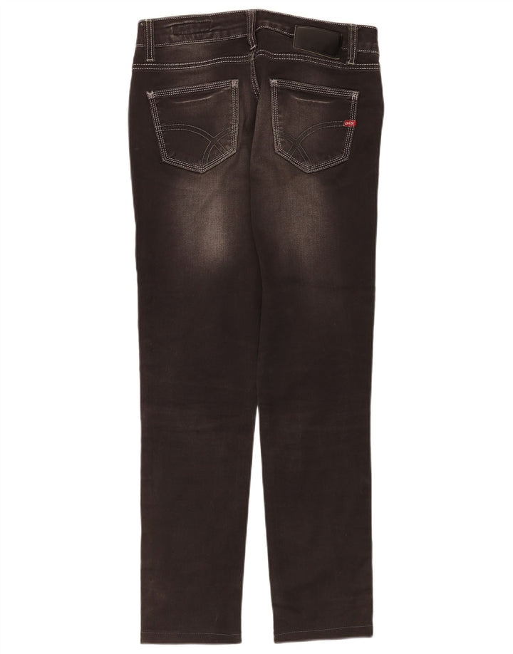 Gas Damen Slim Jeans W31 L30 Schwarze Baumwolle