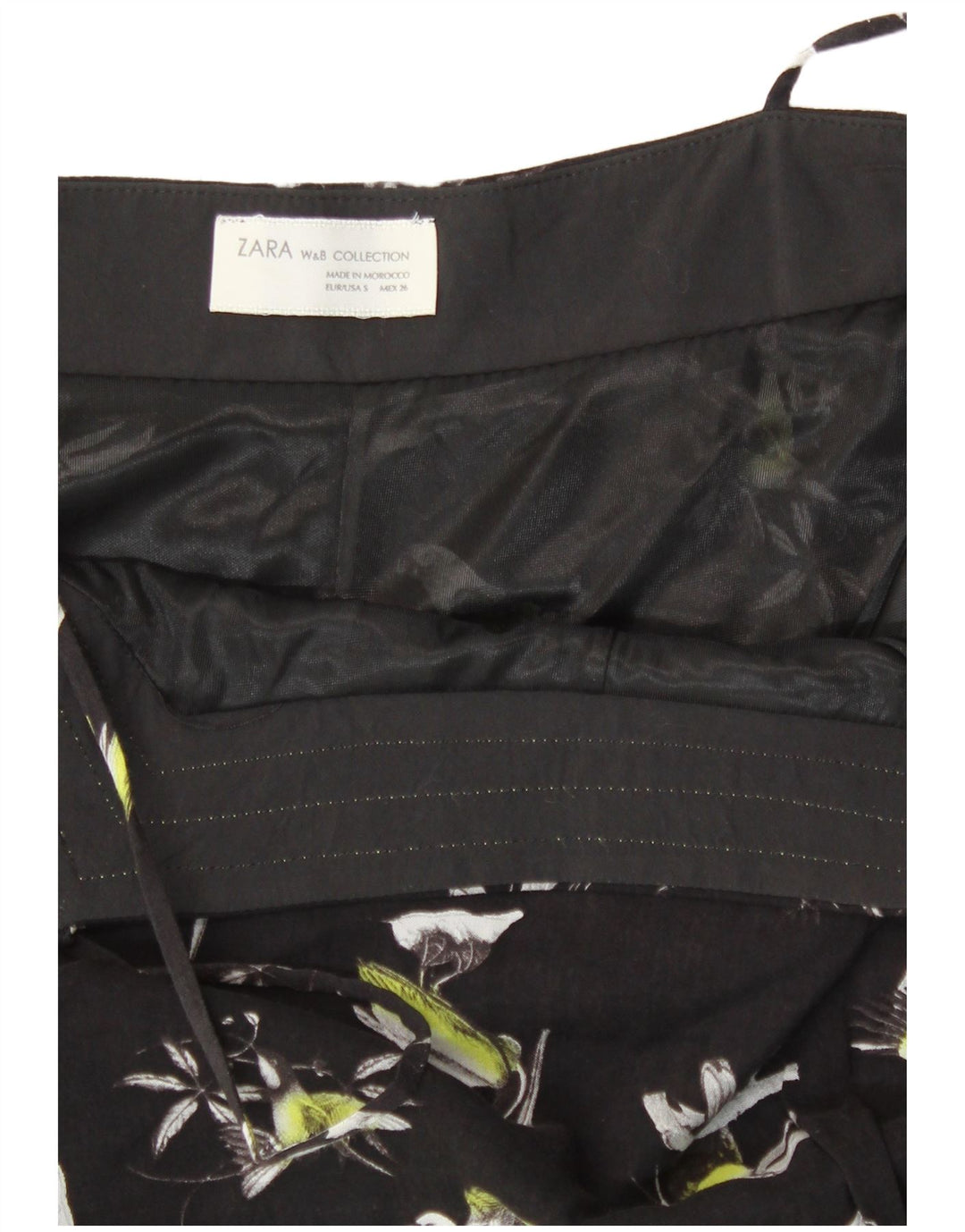 Zara Damen-Unterkleid mit abstraktem Muster, Gr. 8, klein, mehrfarbig