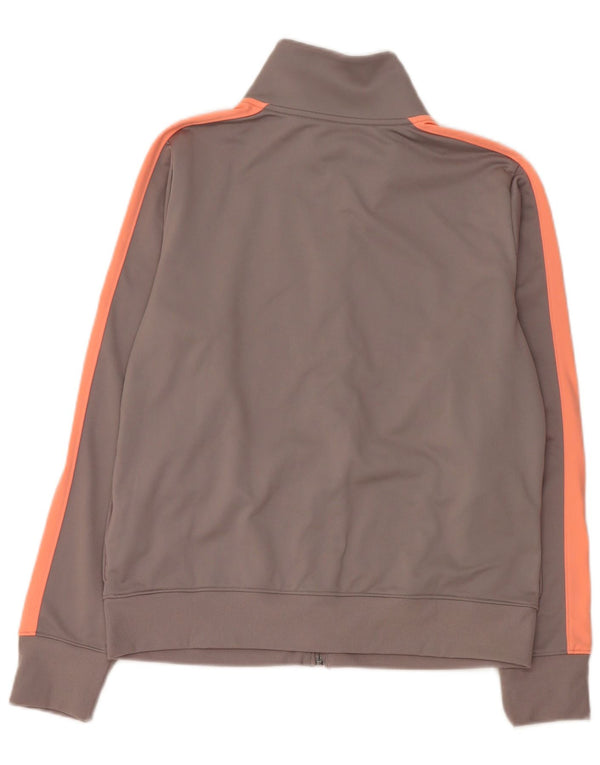 Under Armour Damen-Trainingsanzug-Top-Jacke, UK 14, Mittelgrau, Farbblock