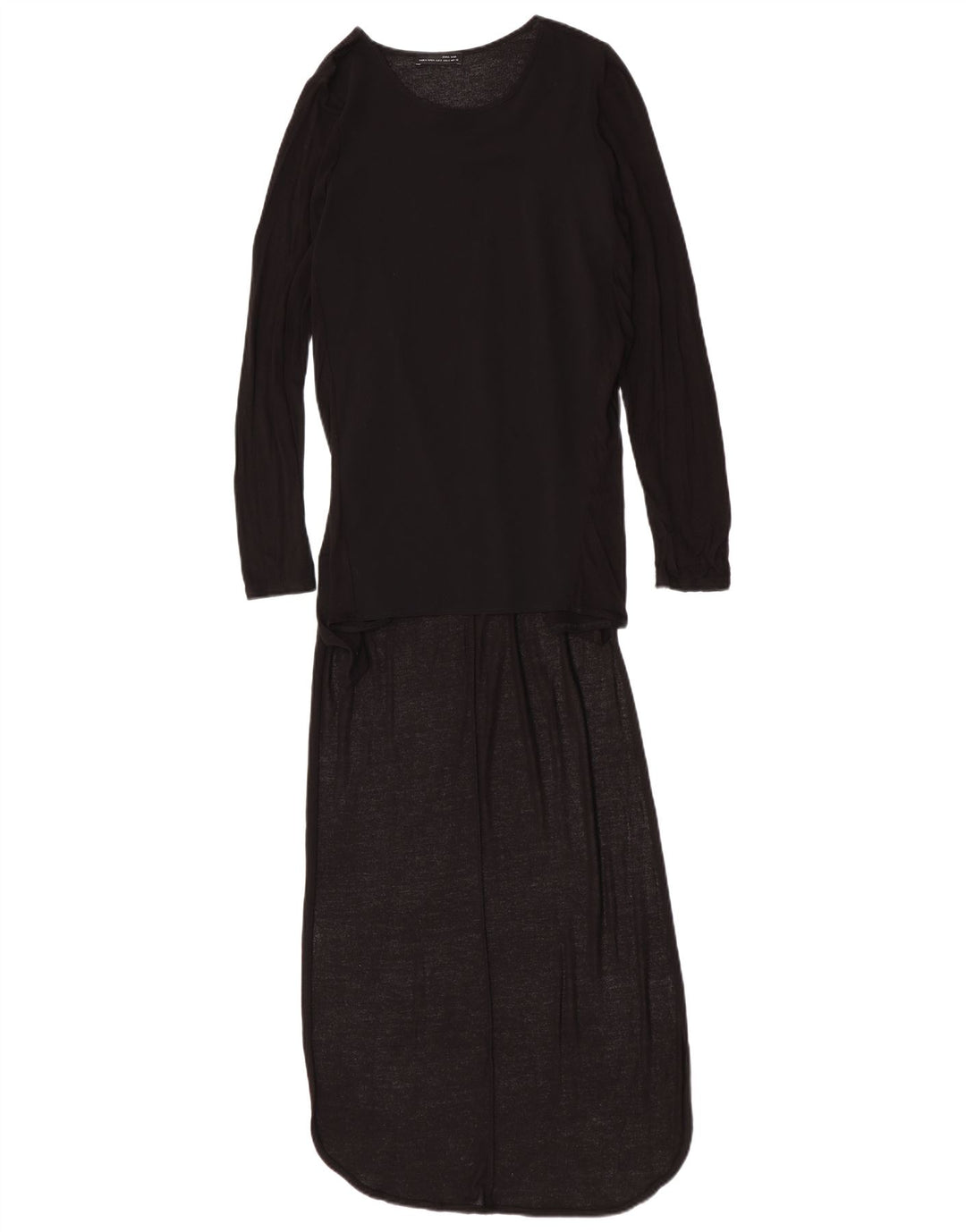 Zara Damen Pulloverkleid UK 8 Small Schwarz